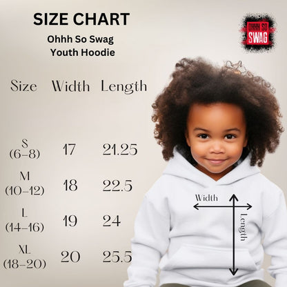 Unisex Youth Hooded Sweatshirt - Swag Verified. Barcode | CA - Ohhh So Swag