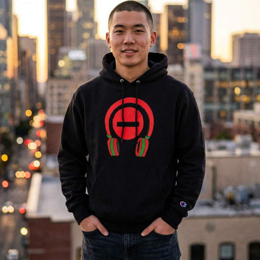 US | Champion® Pullover Do Not Disturb Hoodie, Gift for Music Lover – Do Not Disturb, I'm Vibing. - Ohhh So Swag