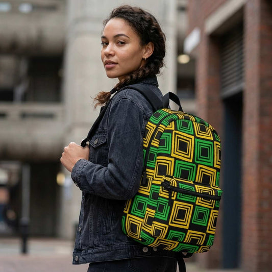 US | Graphic Backpack, Jamaica Colors – J.A. Squared - Ohhh So Swag
