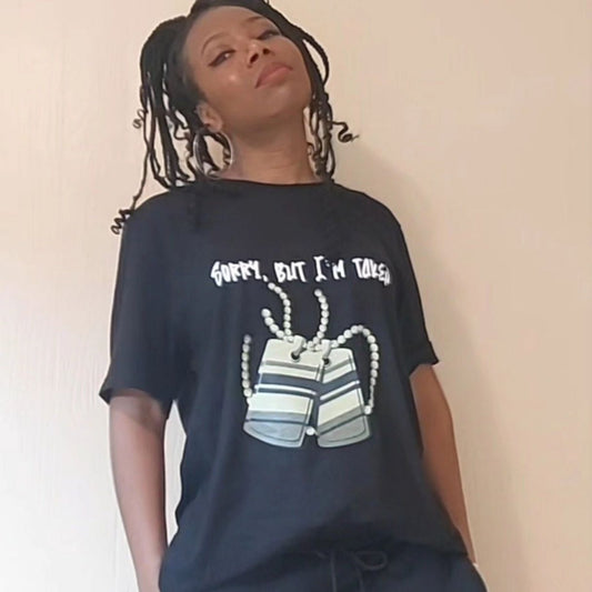 US | Unisex Jersey Short Sleeve Classic Tee – Sorry, But I'm Taken - Ohhh So Swag