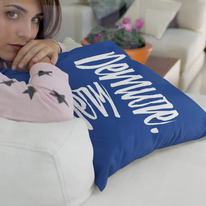 Very Demure Blue Throw Pillow for Couch Sofa Chair Bed | SHIPS FROM USA - Ohhh So Swag