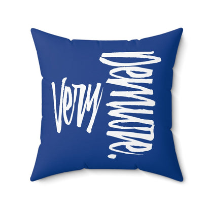 Very Demure Blue Throw Pillow for Couch Sofa Chair Bed | US - Ohhh So Swag
