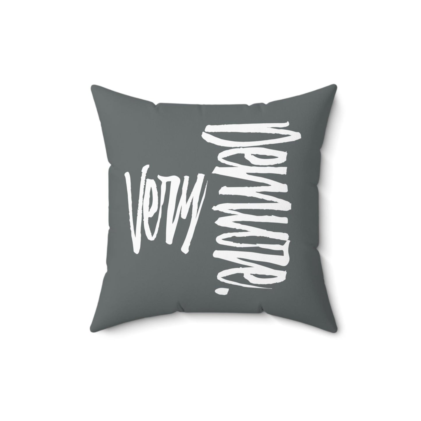 Very Demure Grey Throw Pillow for Bed Sofa Home Office | US - Ohhh So Swag