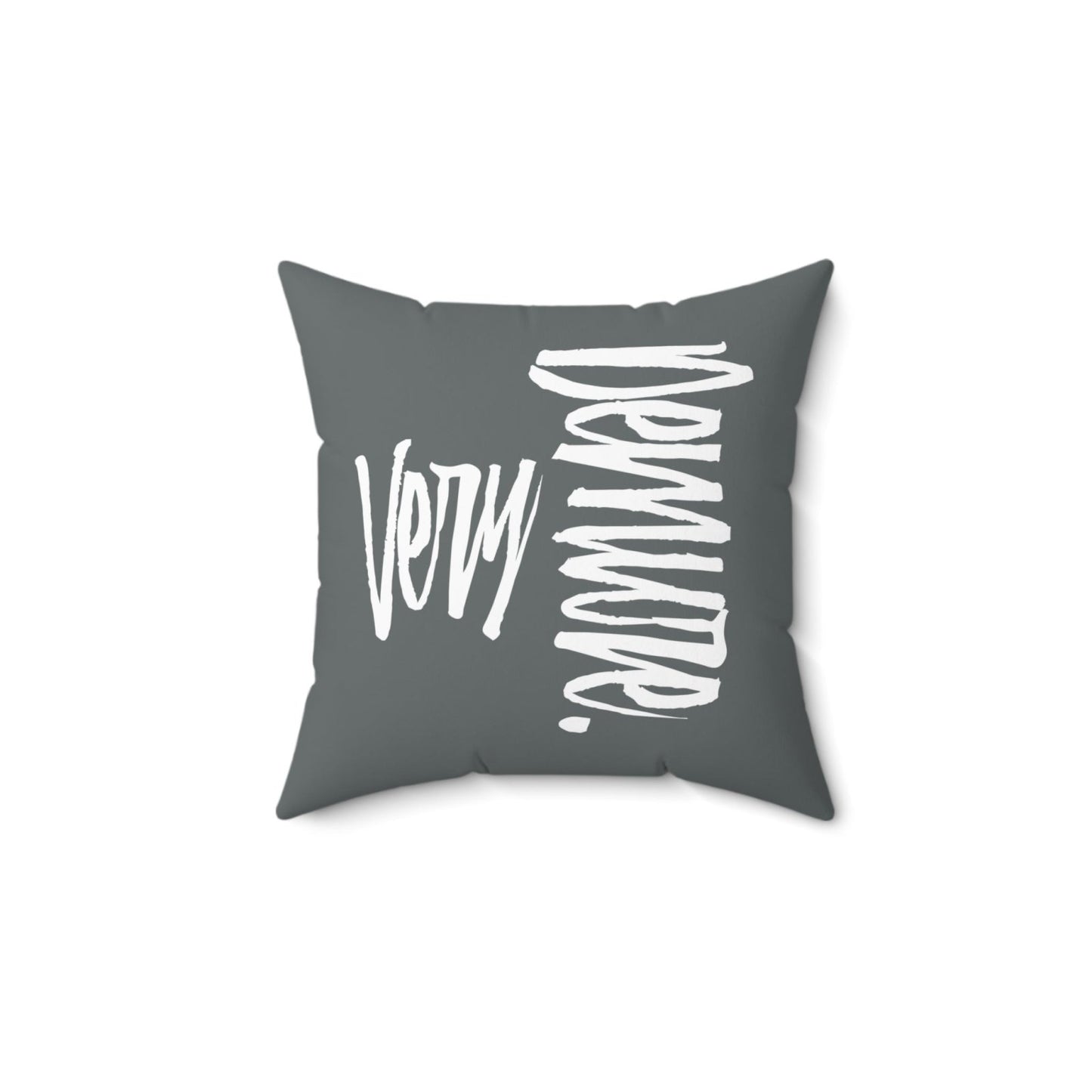 Very Demure Grey Throw Pillow for Bed Sofa Home Office | US - Ohhh So Swag