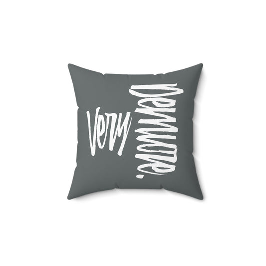 Very Demure Grey Throw Pillow for Bed Sofa Home Office | US - Ohhh So Swag
