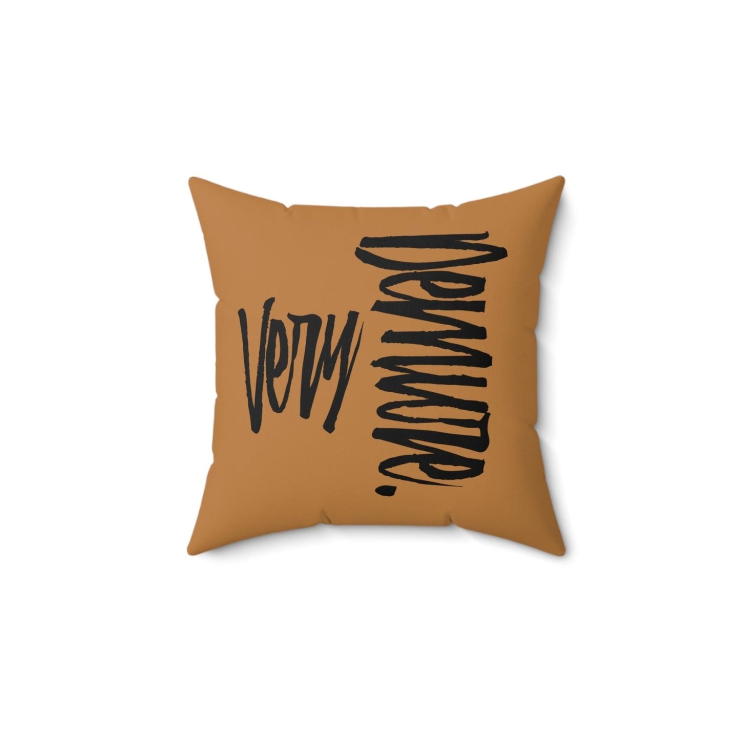 Very Demure Light Brown Throw Pillow, Autumn Home Decor | US - Ohhh So Swag