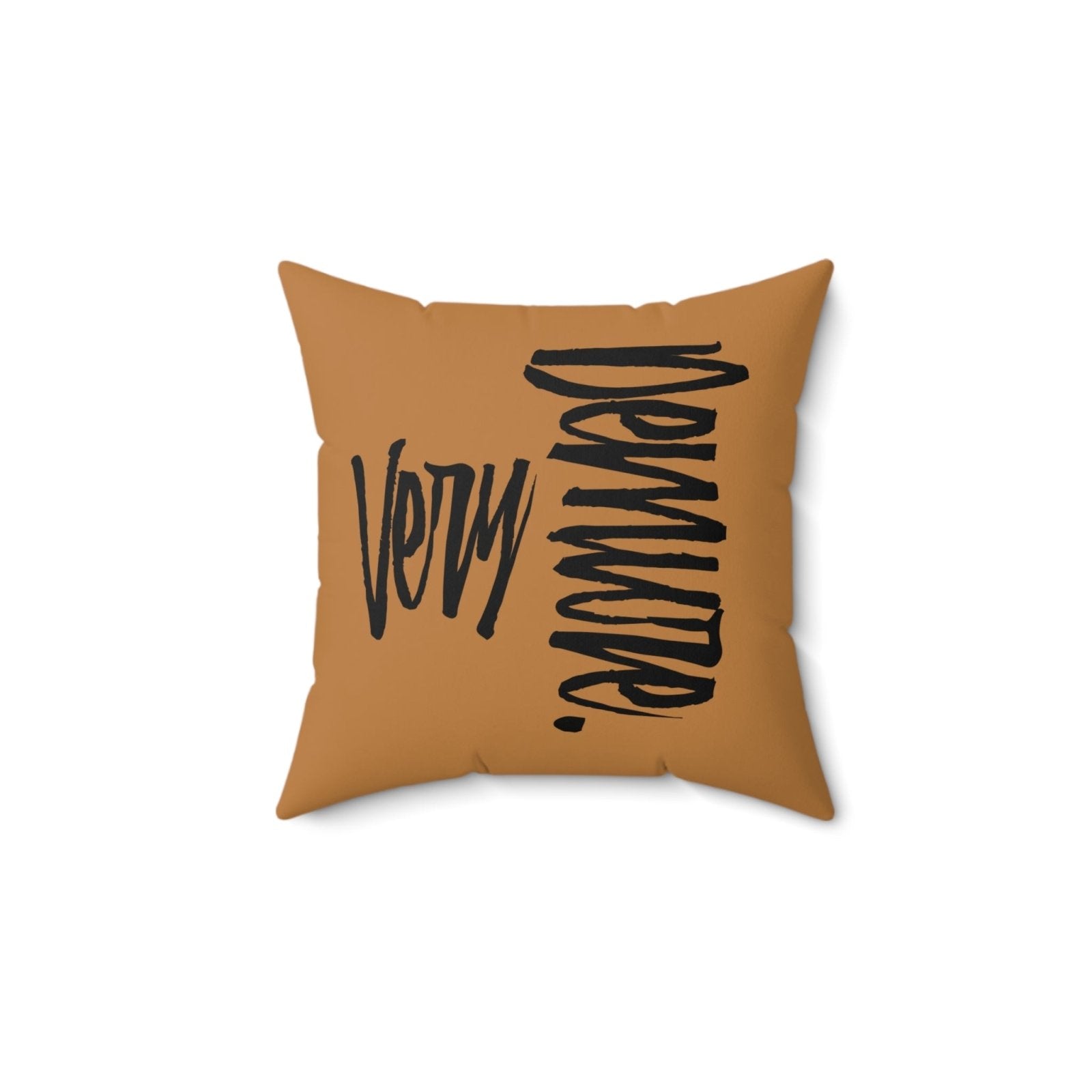 Very Demure Light Brown Throw Pillow, Autumn Home Decor | US - Ohhh So Swag
