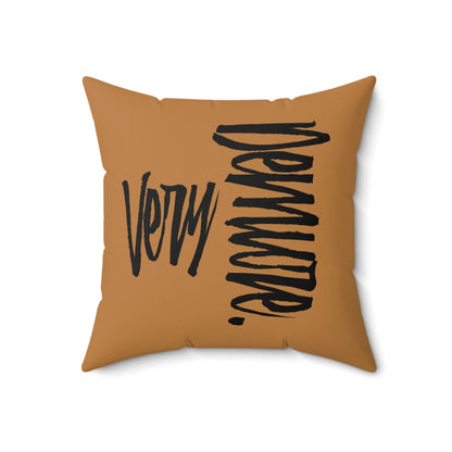 Very Demure Light Brown Throw Pillow, Autumn Home Decor | US - Ohhh So Swag