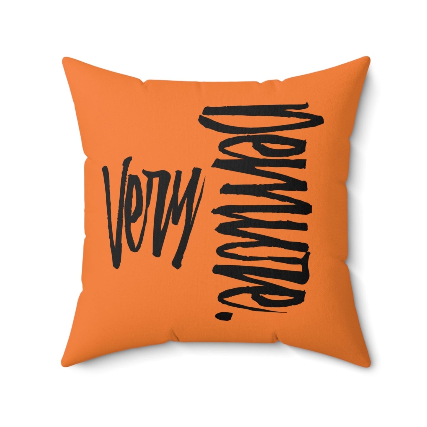 Very Demure Light Orange Throw Pillow, Fall Home Decor | US - Ohhh So Swag