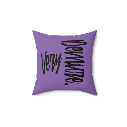 Very Demure Light Purple Throw Pillow, Girls Home Decor | US - Ohhh So Swag