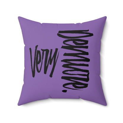 Very Demure Light Purple Throw Pillow, Girls Home Decor | US - Ohhh So Swag