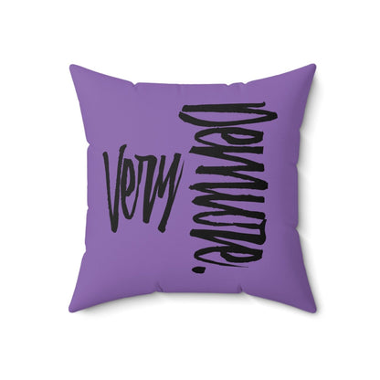 Very Demure Light Purple Throw Pillow, Girls Home Decor | US - Ohhh So Swag