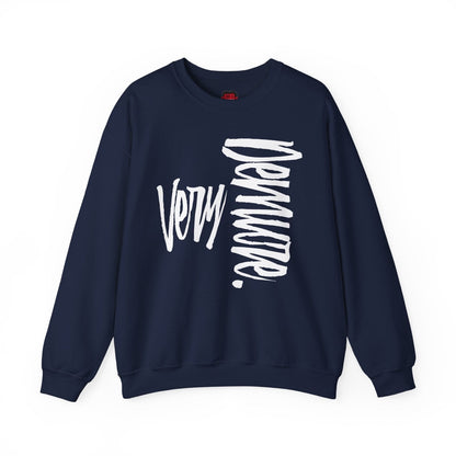 Very Demure Medium Heavy Crewneck Sweatshirt, Men's, Women's, Unisex | CA - Ohhh So Swag