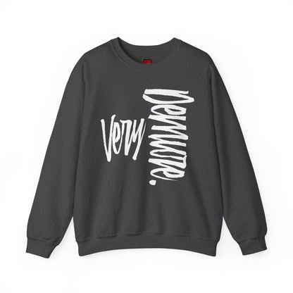 Very Demure Medium Heavy Crewneck Sweatshirt, Men's, Women's, Unisex | CA - Ohhh So Swag