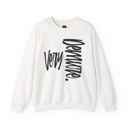 Very Demure Medium Heavy Crewneck Sweatshirt, Men's, Women's, Unisex | CA - Ohhh So Swag