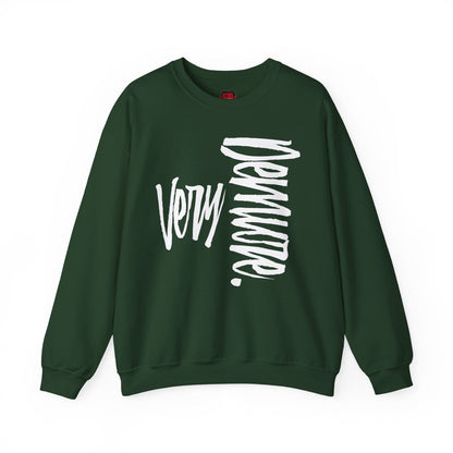 Very Demure Medium Heavy Crewneck Sweatshirt, Men's, Women's, Unisex | CA - Ohhh So Swag