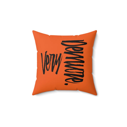 Very Demure Orange Throw Pillow, Fall Autumn Decor | US - Ohhh So Swag