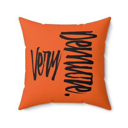 Very Demure Orange Throw Pillow, Fall Autumn Decor | US - Ohhh So Swag