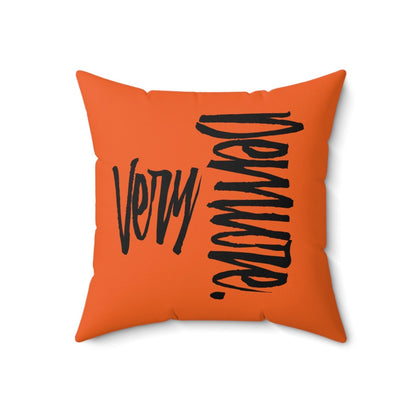 Very Demure Orange Throw Pillow, Fall Autumn Decor | US - Ohhh So Swag