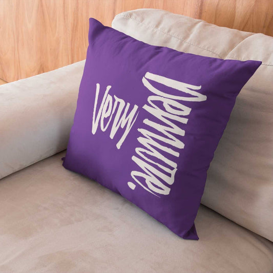 Very Demure Purple Throw Pillow for Couch, Chair, Bed | SHIPS FROM USA - Ohhh So Swag
