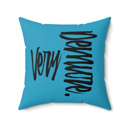 Very Demure Turquoise Throw Pillow 14 16 18 20 inch | US - Ohhh So Swag