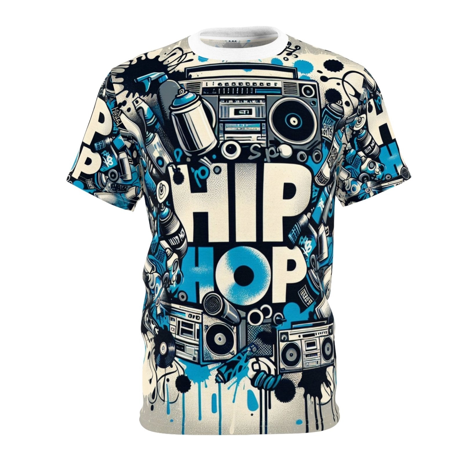Vintage Rap T-shirt, Unisex Retro Hip Hop Graphic Tee, Graffiti Style Music Lover Tee, Urban Fashion Casual Crew Neck Shirt | US - Ohhh So Swag