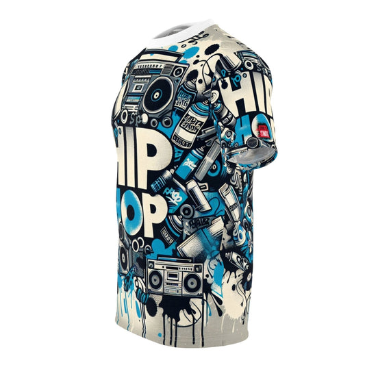 Vintage Rap T-shirt, Unisex Retro Hip Hop Graphic Tee, Graffiti Style Music Lover Tee, Urban Fashion Casual Crew Neck Shirt | US - Ohhh So Swag