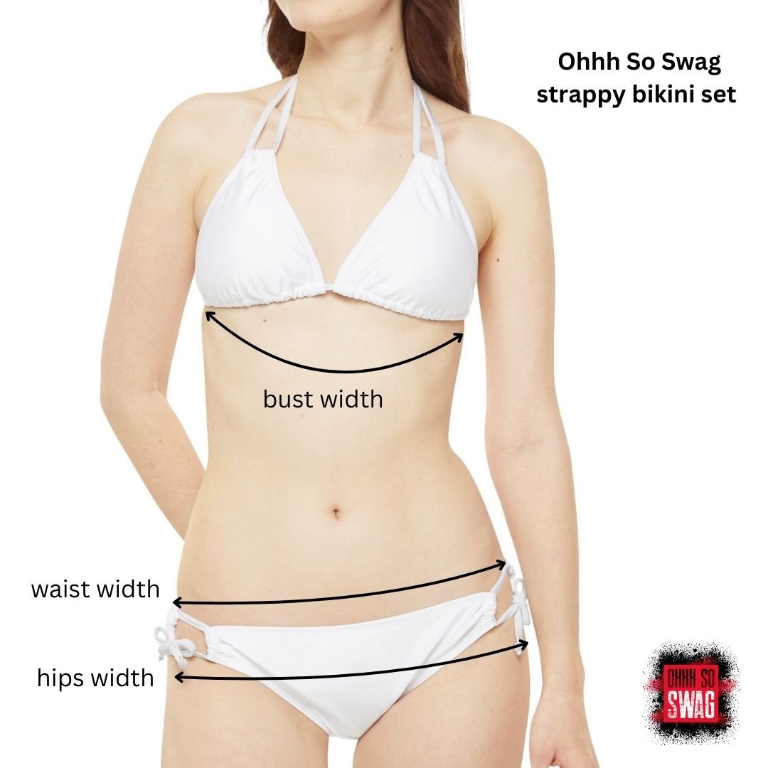 White Two Piece Bikini Set - Toronto. How We Do. Style. Music. Diversity. | US - Ohhh So Swag