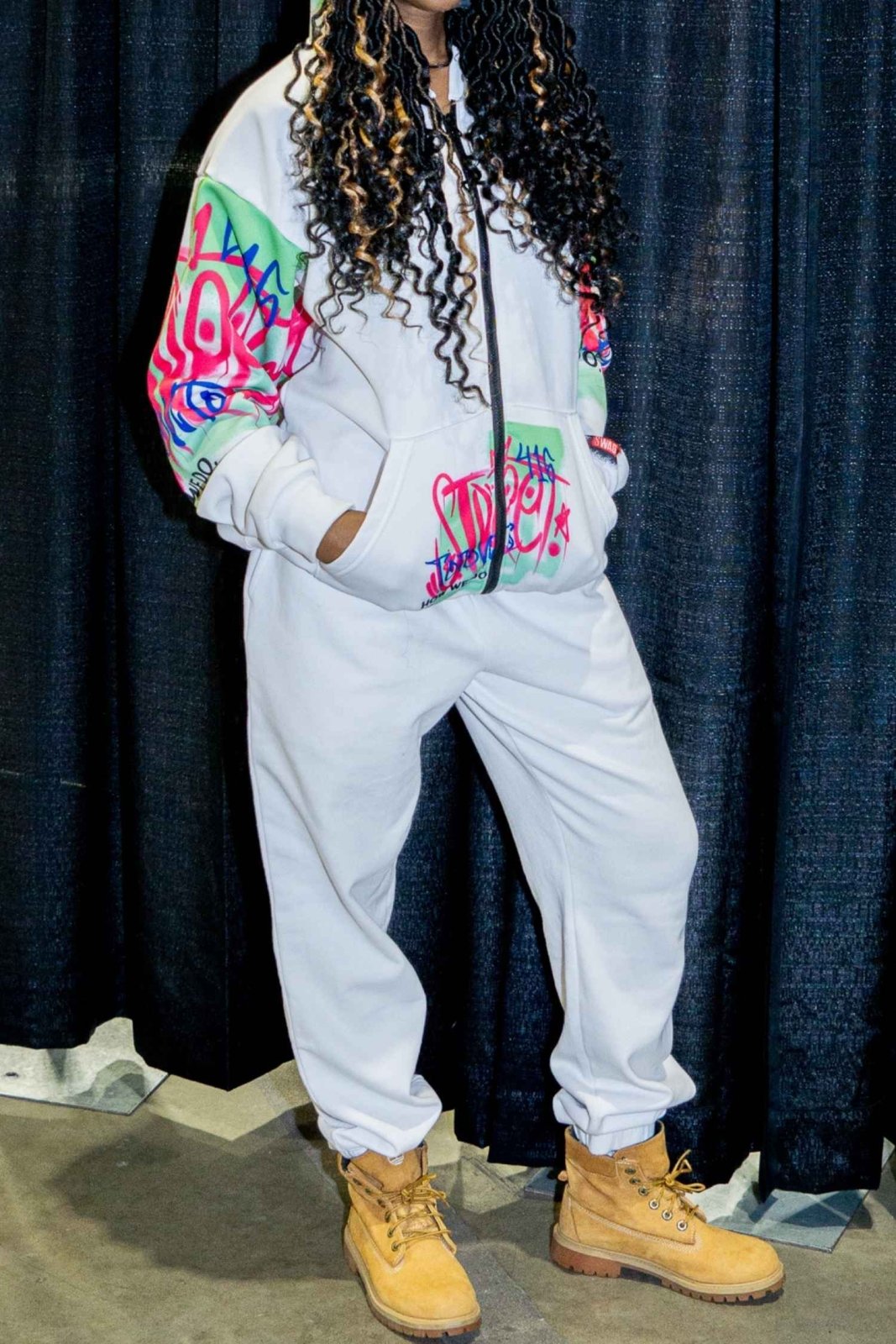 White Zip Graffiti Hoodie - Toronto How We Do Style. Music. Diversity. | US - Ohhh So Swag