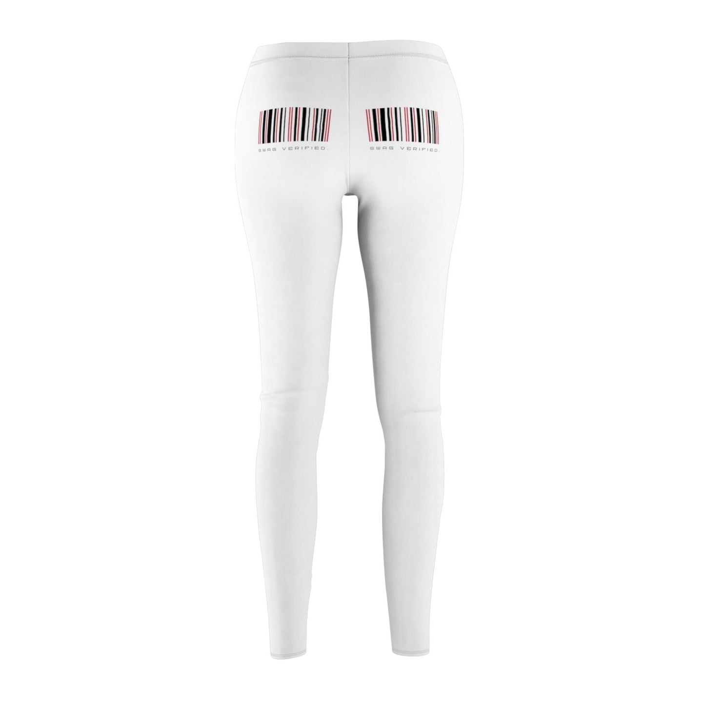 Women's Casual Leggings (White) - Swag Verified. Barcode | US - Ohhh So Swag