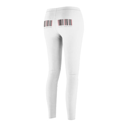 Women's Casual Leggings (White) - Swag Verified. Barcode | US - Ohhh So Swag