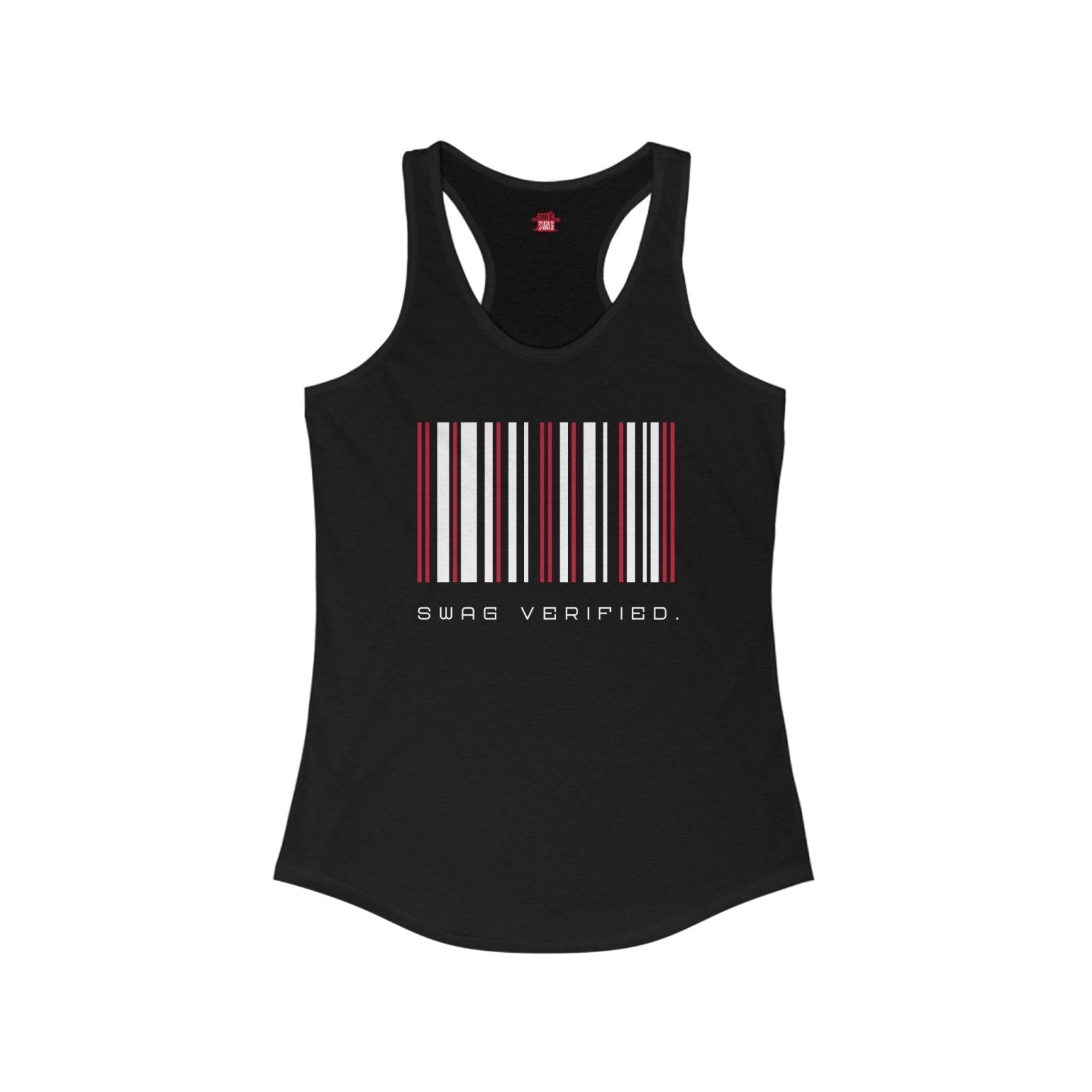 Women's Racerback Tank Top - Swag Verified. Barcode | US - Ohhh So Swag