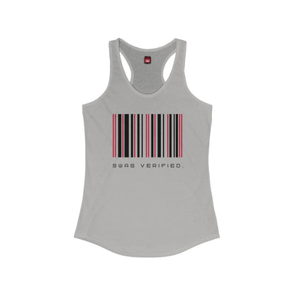 Women's Racerback Tank Top - Swag Verified. Barcode | US - Ohhh So Swag