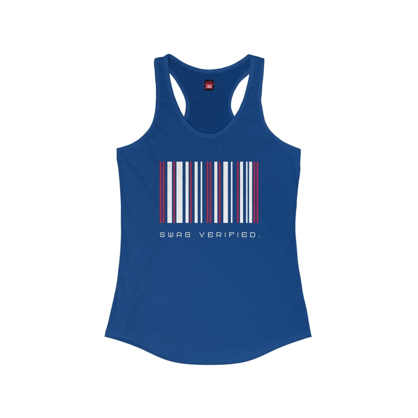 Women's Racerback Tank Top - Swag Verified. Barcode | US - Ohhh So Swag