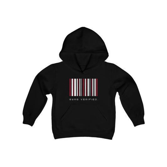 Youth Hooded Sweatshirt / Youth Hoodie - Swag Verified. Barcode | US - Ohhh So Swag