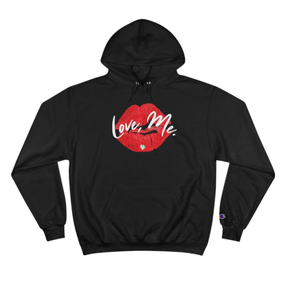 Champion Pullover Hoodie, Red Kiss Lips, Green Heart – Love, Me. | CA - Ohhh So Swag