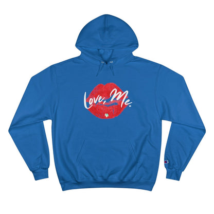 Champion Pullover Hoodie, Red Kiss Lips, Green Heart – Love, Me. | US - Ohhh So Swag