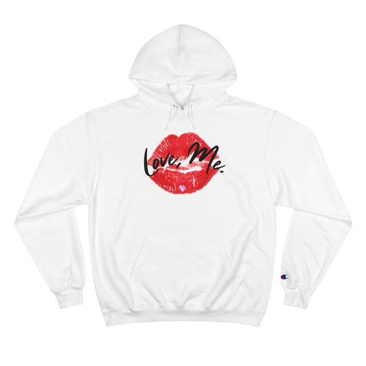 Champion Pullover Hoodie, Red Kiss Lips, Purple Heart – Love, Me. | CA - Ohhh So Swag