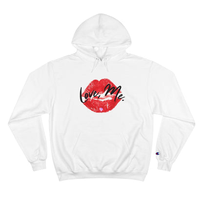 Champion Pullover Hoodie, Red Kiss Lips, Purple Heart – Love, Me. | US - Ohhh So Swag