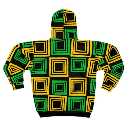 Full Zip Streetwear Hoodie, Jamaica Colours – J.A. Squared | US - Ohhh So Swag