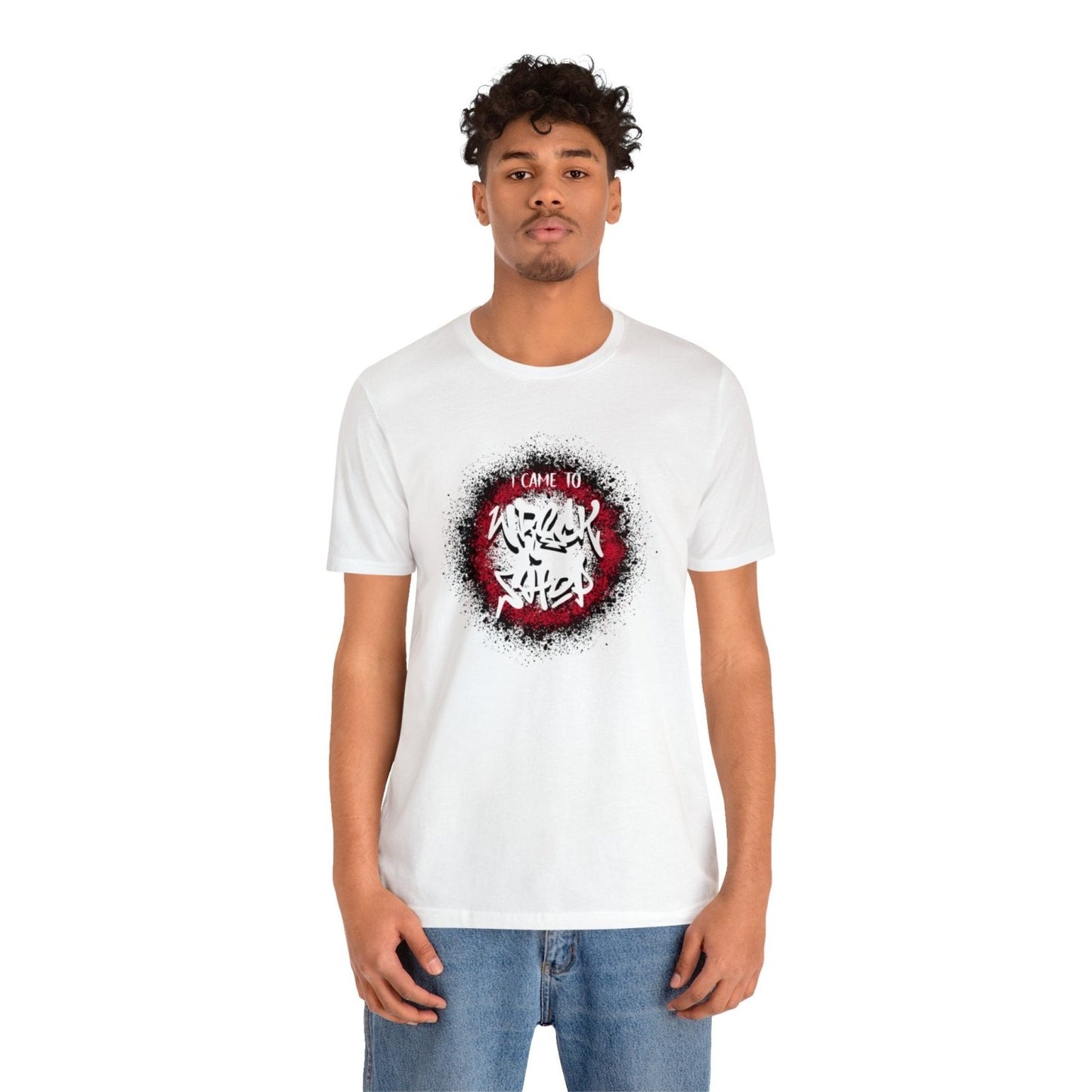 Graffiti Graphic Tee, Classic Soft Style – I Came to Wreck Shop | CA - Ohhh So Swag