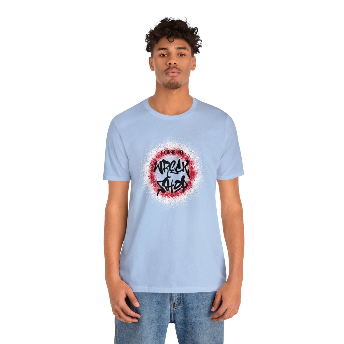 Graffiti Graphic Tee, Classic Soft Style – I Came to Wreck Shop | CA - Ohhh So Swag