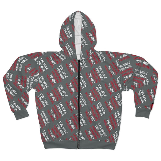 Full Zip Streetwear Hoodie, Dark Grey – I’ve Seen Too Many Answered Prayers to Not Believe | US - Ohhh So Swag