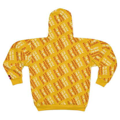 Full Zip Streetwear Hoodie, Yellow/White – I’ve Seen Too Many Answered Prayers to Not Believe | US - Ohhh So Swag