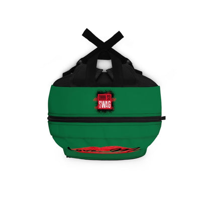 Graphic Backpack, Red Kiss Lips, Purple Heart (Green) – Love, Me. | EUR - Ohhh So Swag