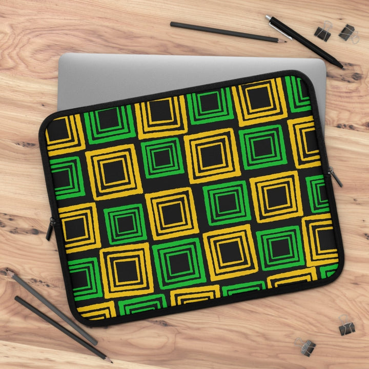 Simple Modern Gray Yellow and Black Geo Laptop Sleeve for Sale by  Blkstrawberry