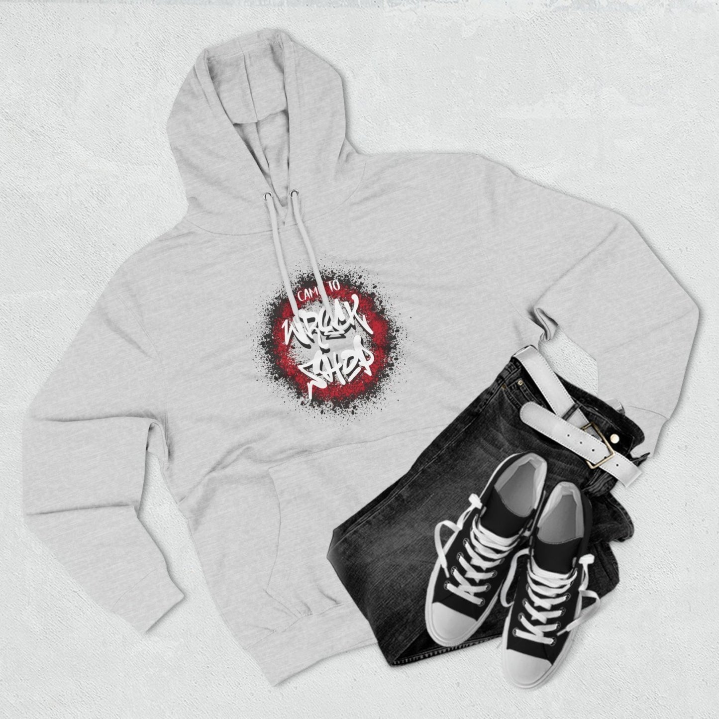 Graphic Pullover Hoodie – I Came to Wreck Shop | CA - Ohhh So Swag