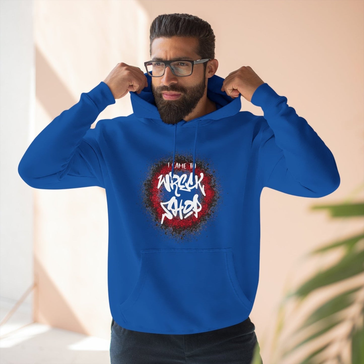 Graphic Pullover Hoodie – I Came to Wreck Shop | US - Ohhh So Swag