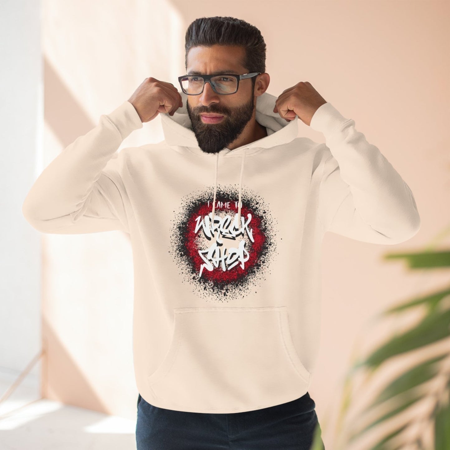 Graphic Pullover Hoodie – I Came to Wreck Shop | US - Ohhh So Swag