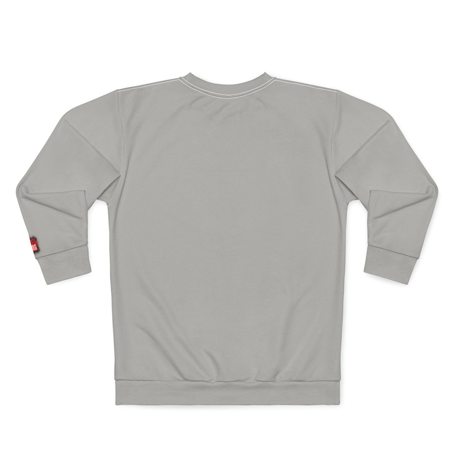 Graphic Sweatshirt, Large Print (Light Grey) – Do Not Disturb, I'm Vibing. | US - Ohhh So Swag